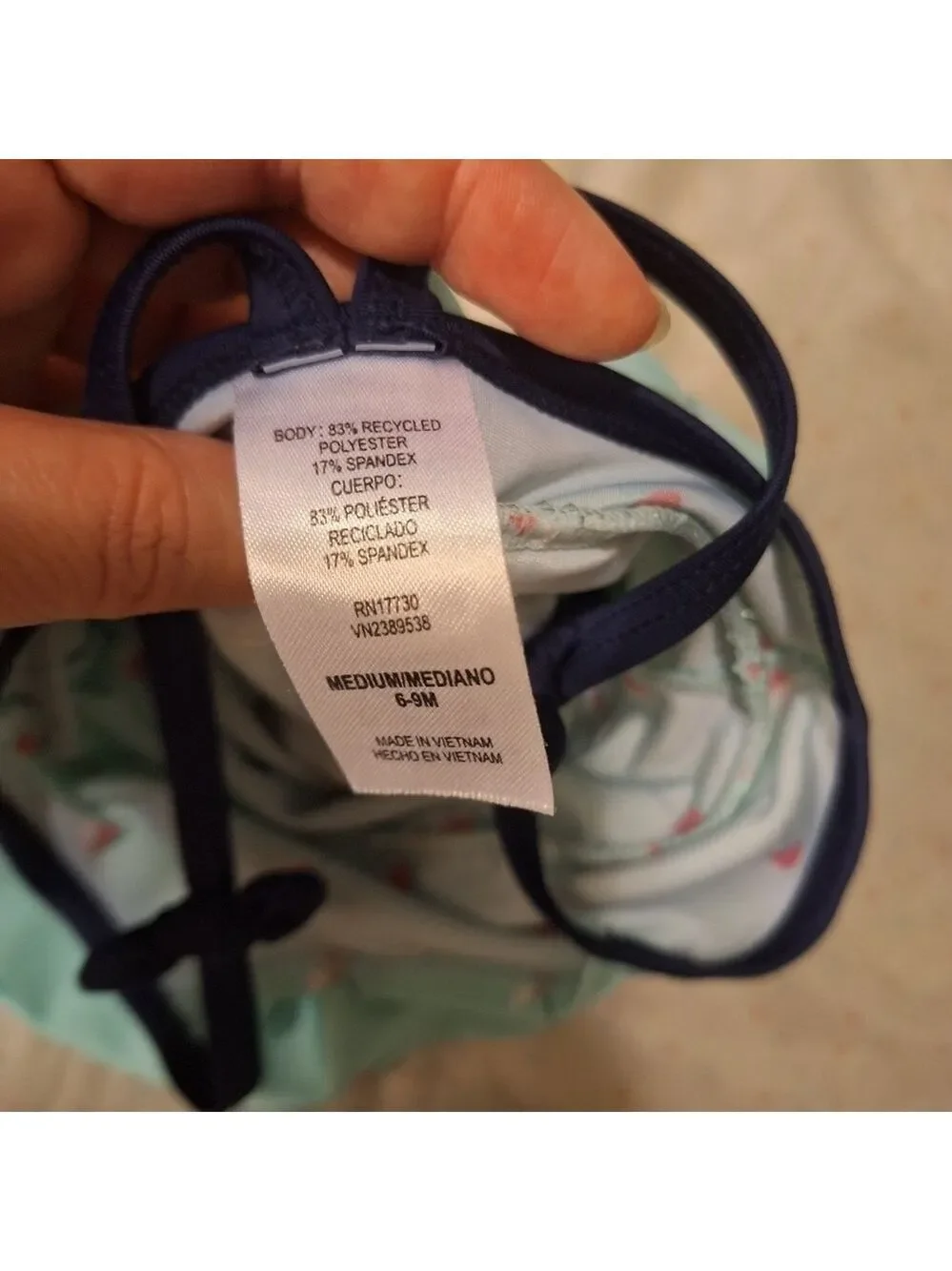 Baby Girl Swimsuit Umbrella Size 6-9 Months